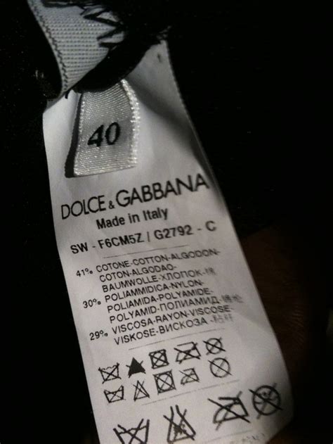 dolce gabbana dress replica|authentic dolce and gabbana label.